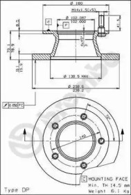 Тормозной диск BRECO BS 7390