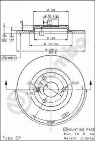 Тормозной диск BRECO BS 7399