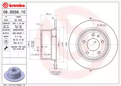 Тормозной диск BRECO BS 7645