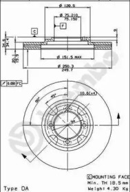 Тормозной диск BRECO BS 7981