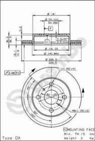 Тормозной диск BRECO BS 8098