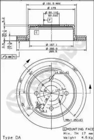 Тормозной диск BRECO BS 8103