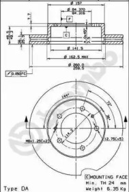 Тормозной диск BRECO BS 8172