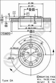 Тормозной диск BRECO BS 8183