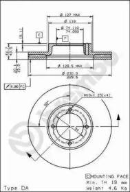 Тормозной диск BRECO BS 8194