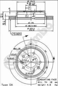 Тормозной диск BRECO BS 8481