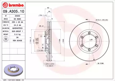 Тормозной диск BRECO BS 8685