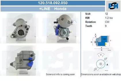 Стартер CV PSH 120.518.092.050