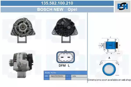 Генератор CV PSH 135.582.100.210