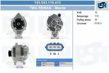 Генератор CV PSH 145.543.110.415