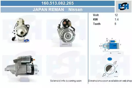 Стартер CV PSH 160.513.082.265