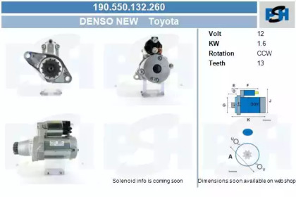 Стартер CV PSH 190.550.132.260