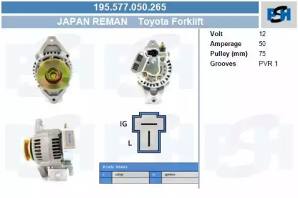 Генератор CV PSH 195.577.050.265