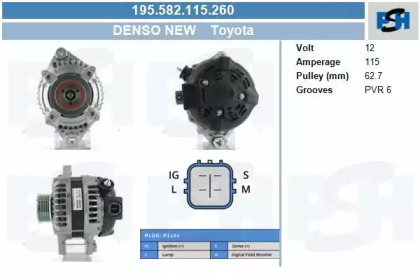 Генератор CV PSH 195.582.115.260