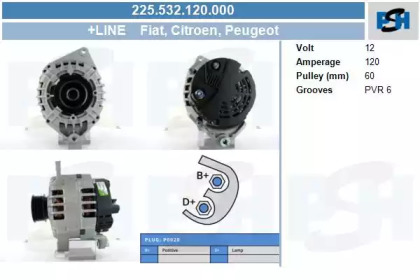 Генератор CV PSH 225.532.120.000