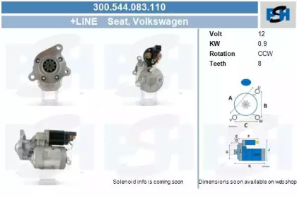 Стартер CV PSH 300.544.083.110