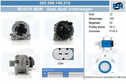 Генератор CV PSH 305.598.140.210