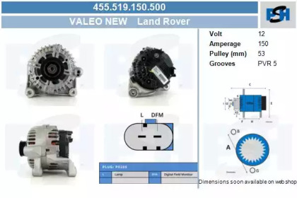 Генератор CV PSH 455.519.150.500