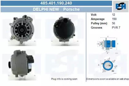 Генератор CV PSH 485.401.190.240