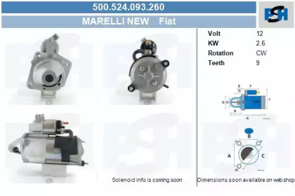 Стартер CV PSH 500.524.093.260