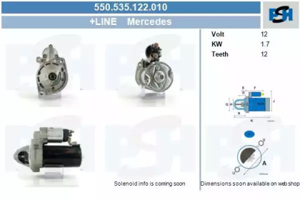 Стартер CV PSH 550.535.122.010