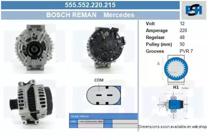 Генератор CV PSH 555.552.220.215