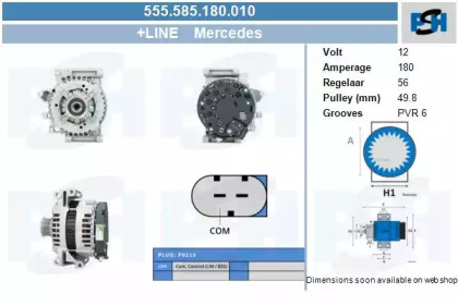 Генератор CV PSH 555.585.180.010