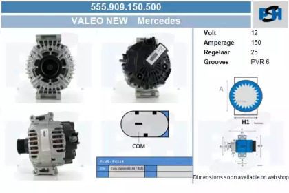 Генератор CV PSH 555.909.150.500