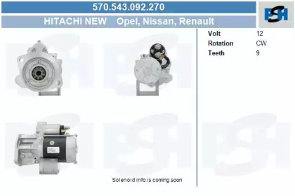 Стартер CV PSH 570.543.092.270