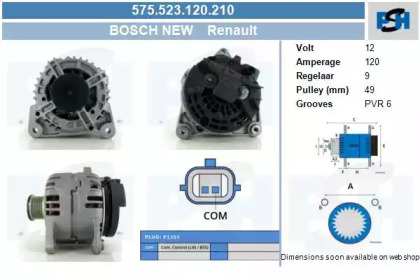 Генератор CV PSH 575.523.120.210