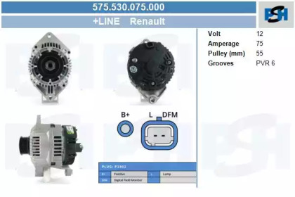 Генератор CV PSH 575.530.075.000