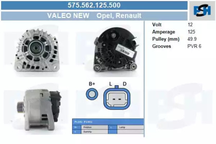 Генератор CV PSH 575.562.125.500