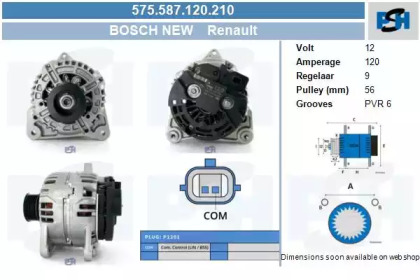 Генератор CV PSH 575.587.120.210