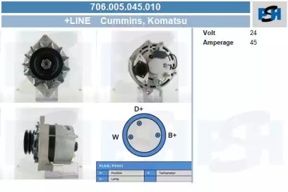 Генератор CV PSH 706.005.045.010