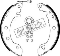 Комлект тормозных накладок fri.tech. 1004.008