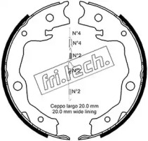 Комлект тормозных накладок fri.tech. 1115.322K