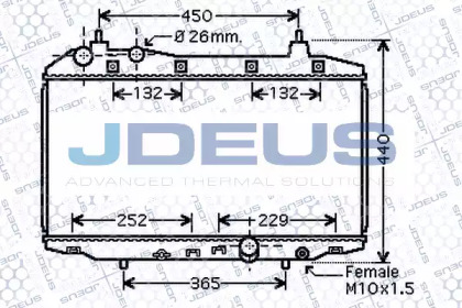 Теплообменник JDEUS 013M28