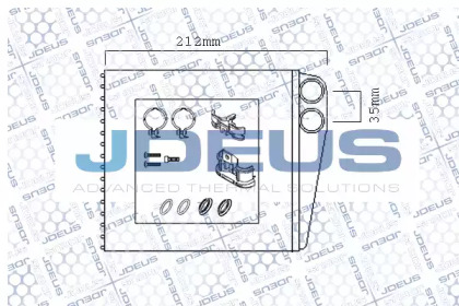 Теплообменник JDEUS M-2230780