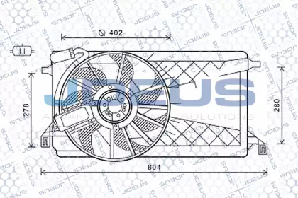 Вентилятор JDEUS EV121140