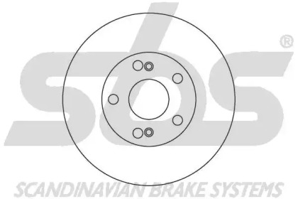 Тормозной диск sbs 1815203912
