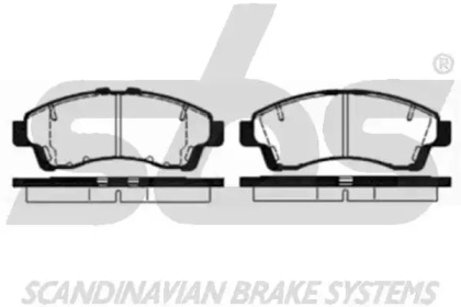 Комплект тормозных колодок sbs 1501223246
