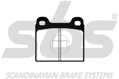 Комплект тормозных колодок sbs 1501224705