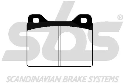 Комплект тормозных колодок sbs 1501224803