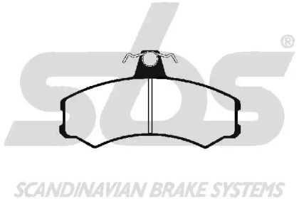 Комплект тормозных колодок sbs 1501229964