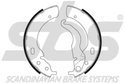 Комлект тормозных накладок sbs 18492715271