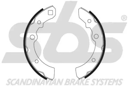 Комлект тормозных накладок sbs 18492722215