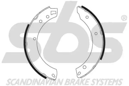 Комлект тормозных накладок sbs 18492725034