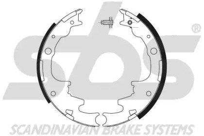 Комлект тормозных накладок sbs 18492725619