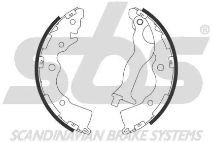 Комлект тормозных накладок sbs 18492734755