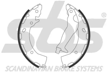 Комлект тормозных накладок sbs 18492734789